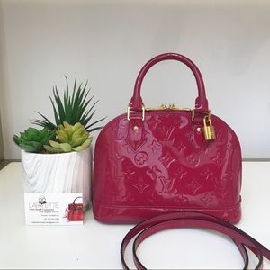 Authentic Louis Vuitton Alma BB - Indien Rose